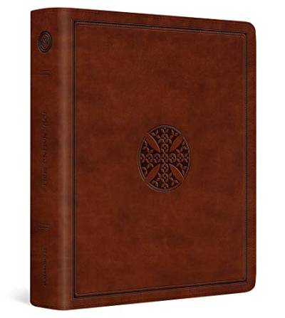 ESV Journaling Bible: English Standard Version, Journaling Bible, Trutone, Brown, Mosaic Cross Design
